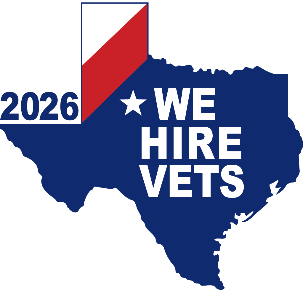 We Hire Veterans decal