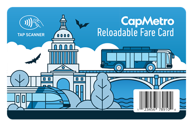 Reloadable Fare Card CapMetro Reloadable Fare Card