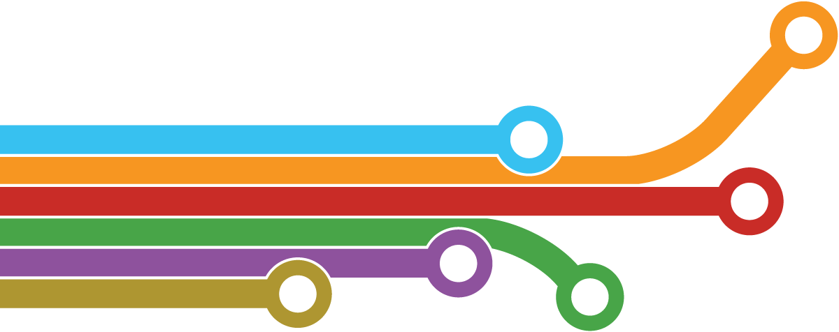 PClines graphic transit line art