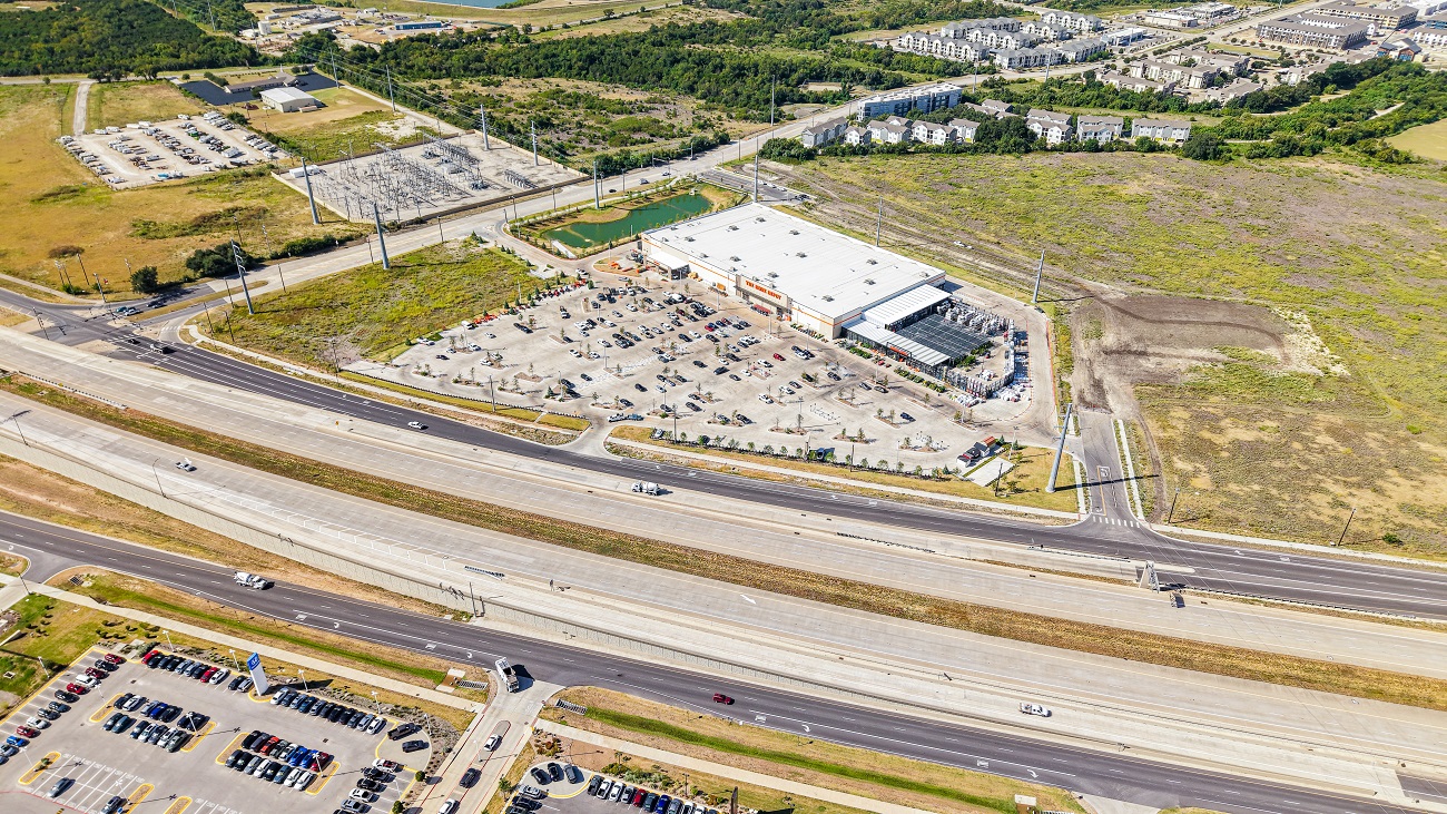 Leander Home Depot drone photo