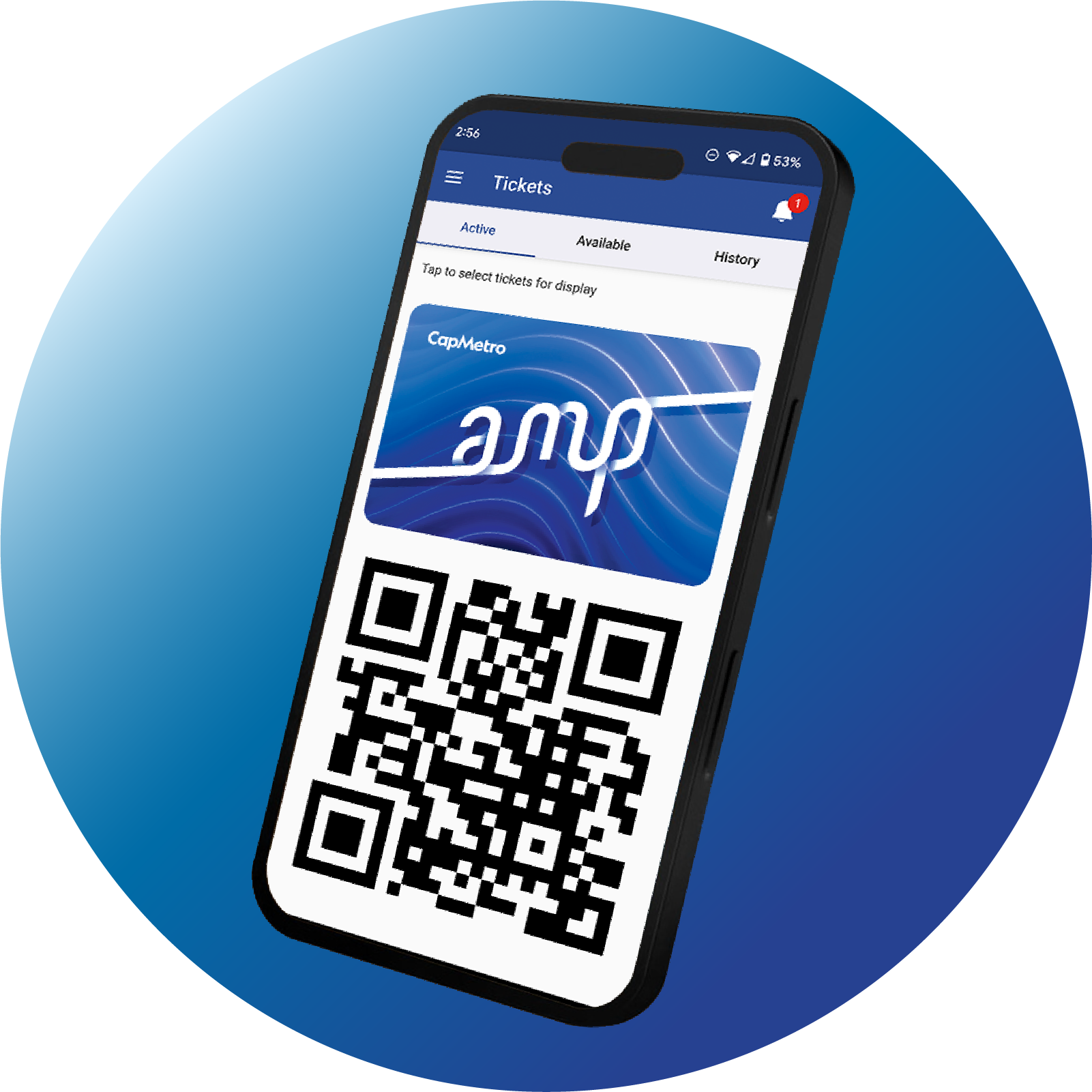 AMPcard_digital Use AMP through the App