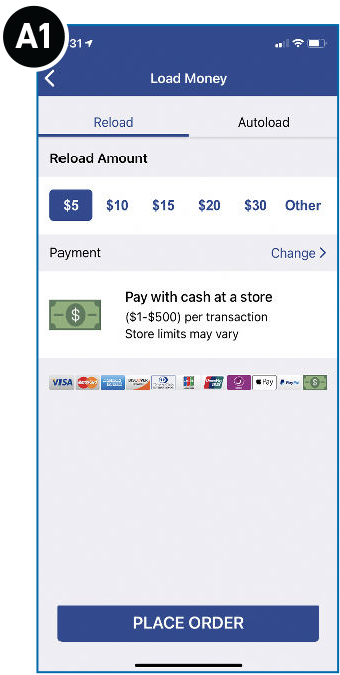 Load Money Screenshot