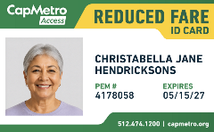 Access ID and Reduced Fare ID Card image