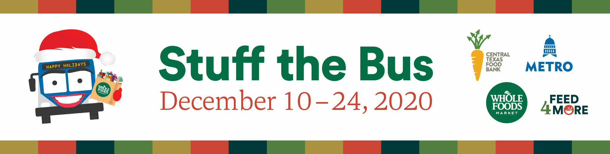 Stuff the Bus: December 10 – 24, 2020