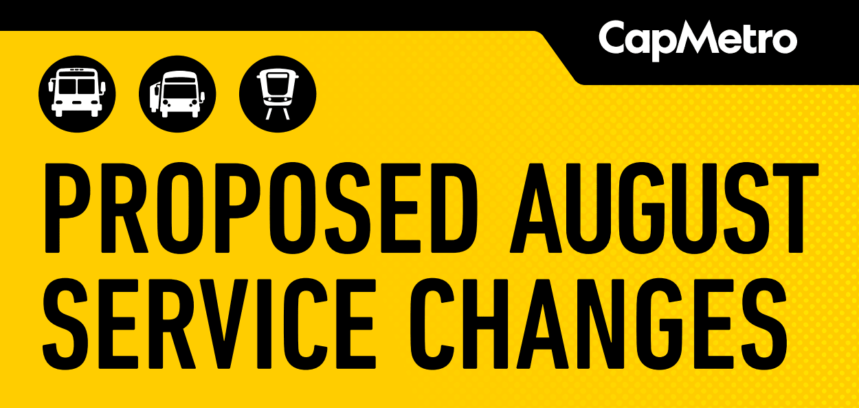august proposed service change