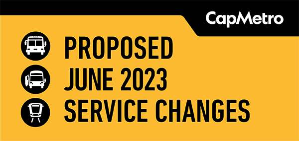 June 2023 Proposed Service Changes