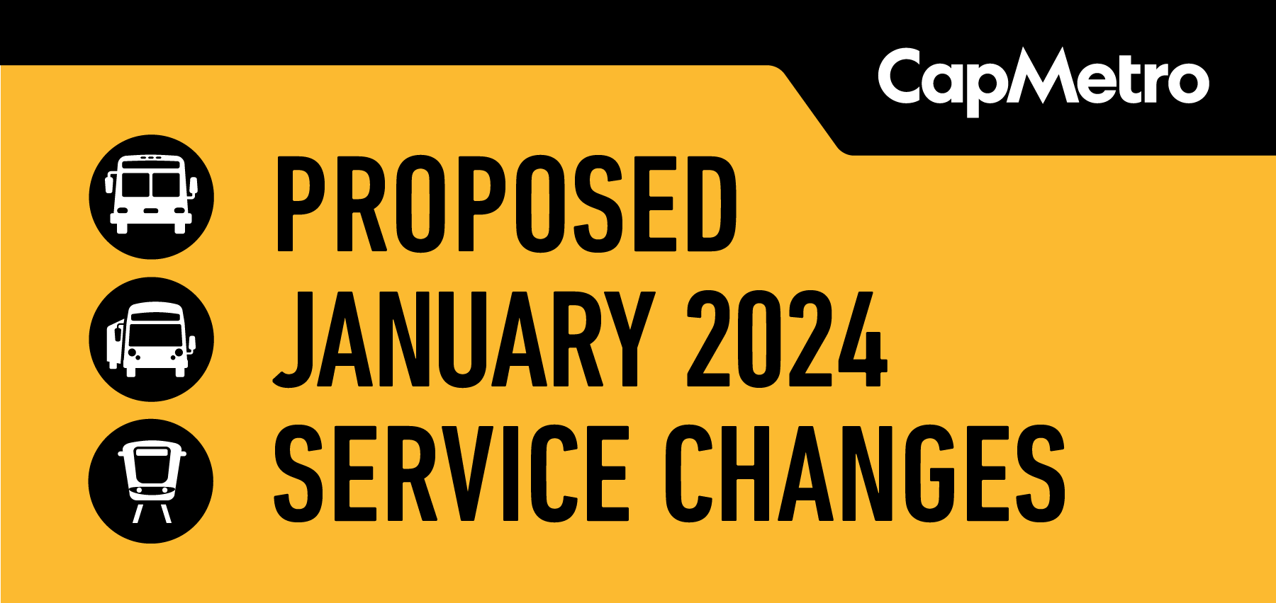 Proposed January 2024 Service Changes