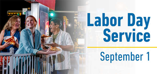 Labor Day Service September 1
