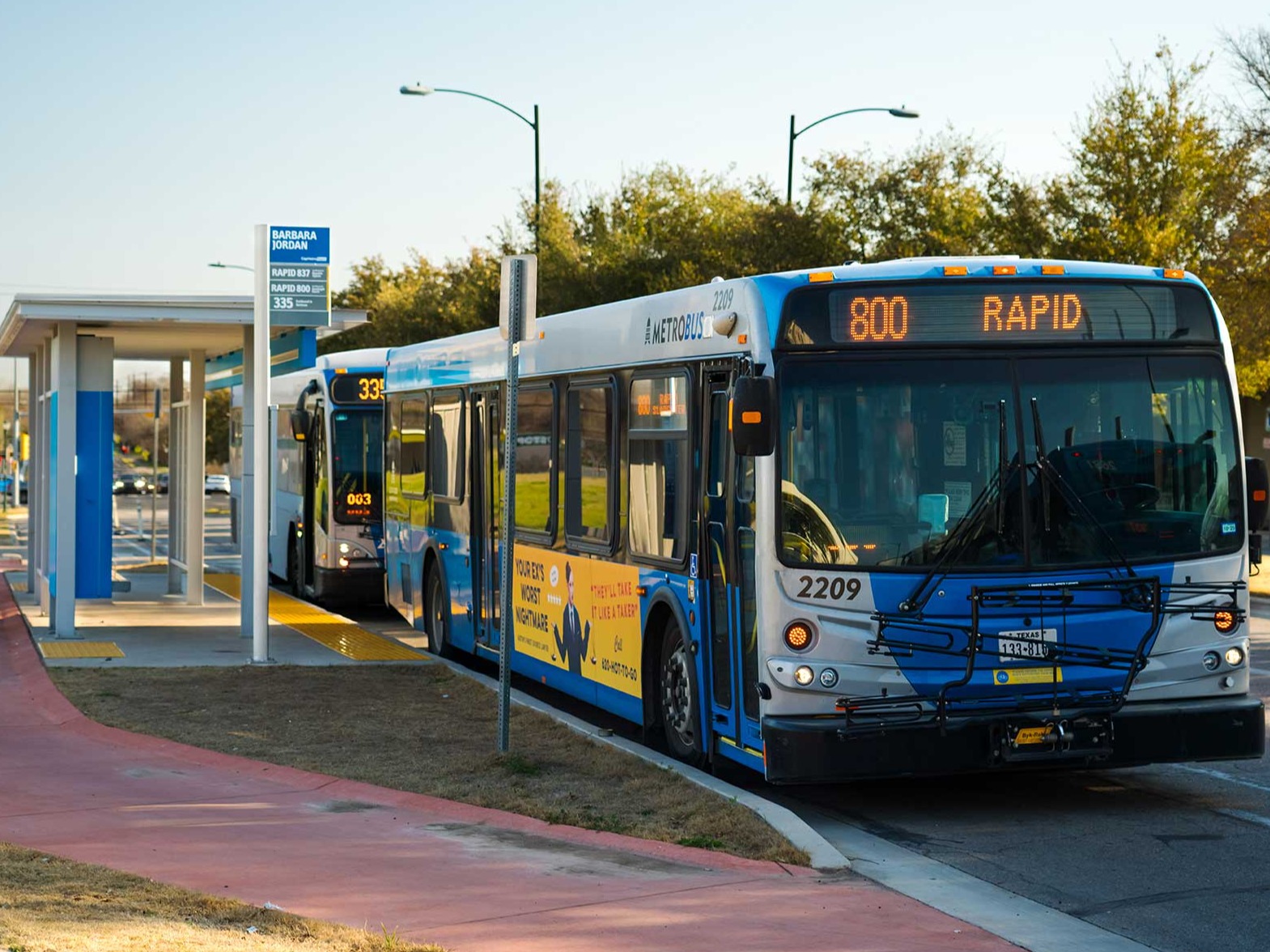 Rapid 800 - Barbara Jordan stop