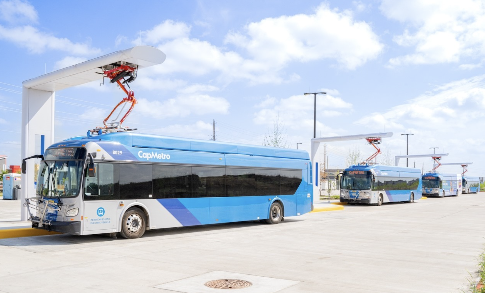 image of Rapid buses charging