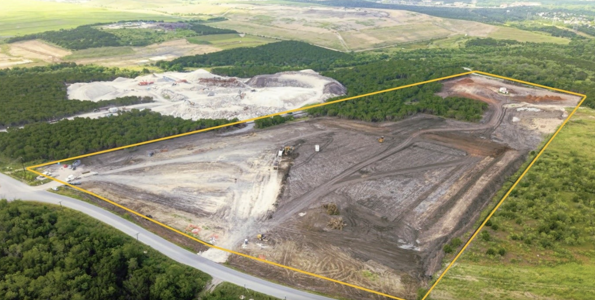 Soils excavation in progress on Demand Response North Base