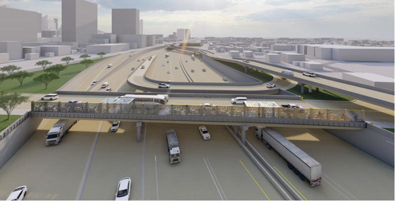 I35 central project rendering