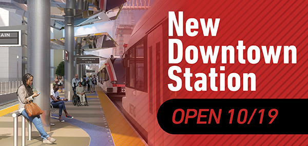 Artist's rendering of Capital Metro's new downtown station.