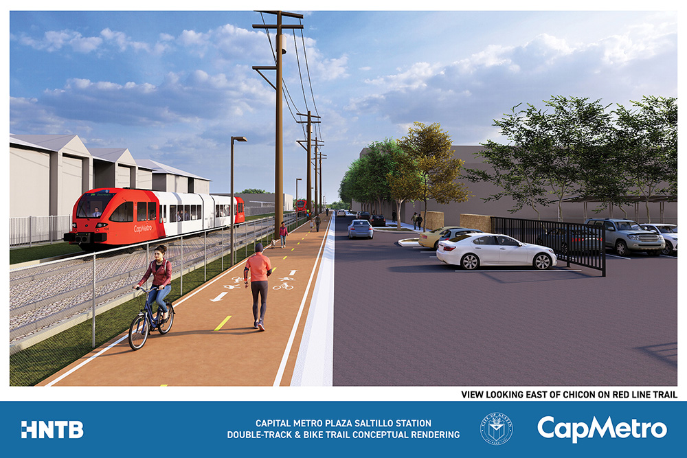 Red Line Trail Rendering