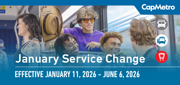 January 2026 Service Change
