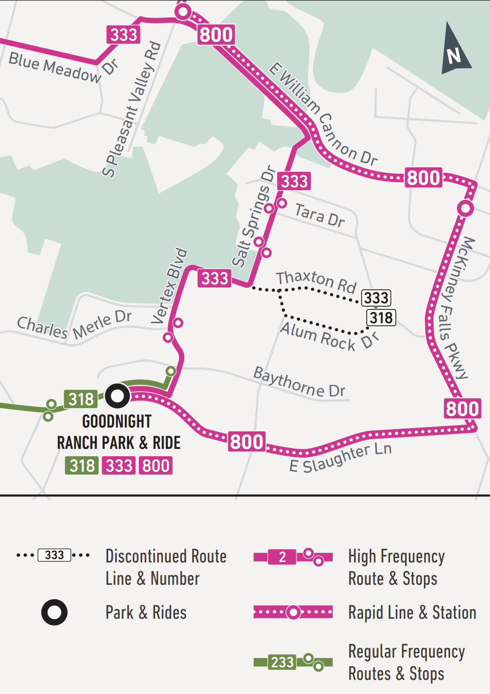 Goodnight Ranch Park and Ride Updates