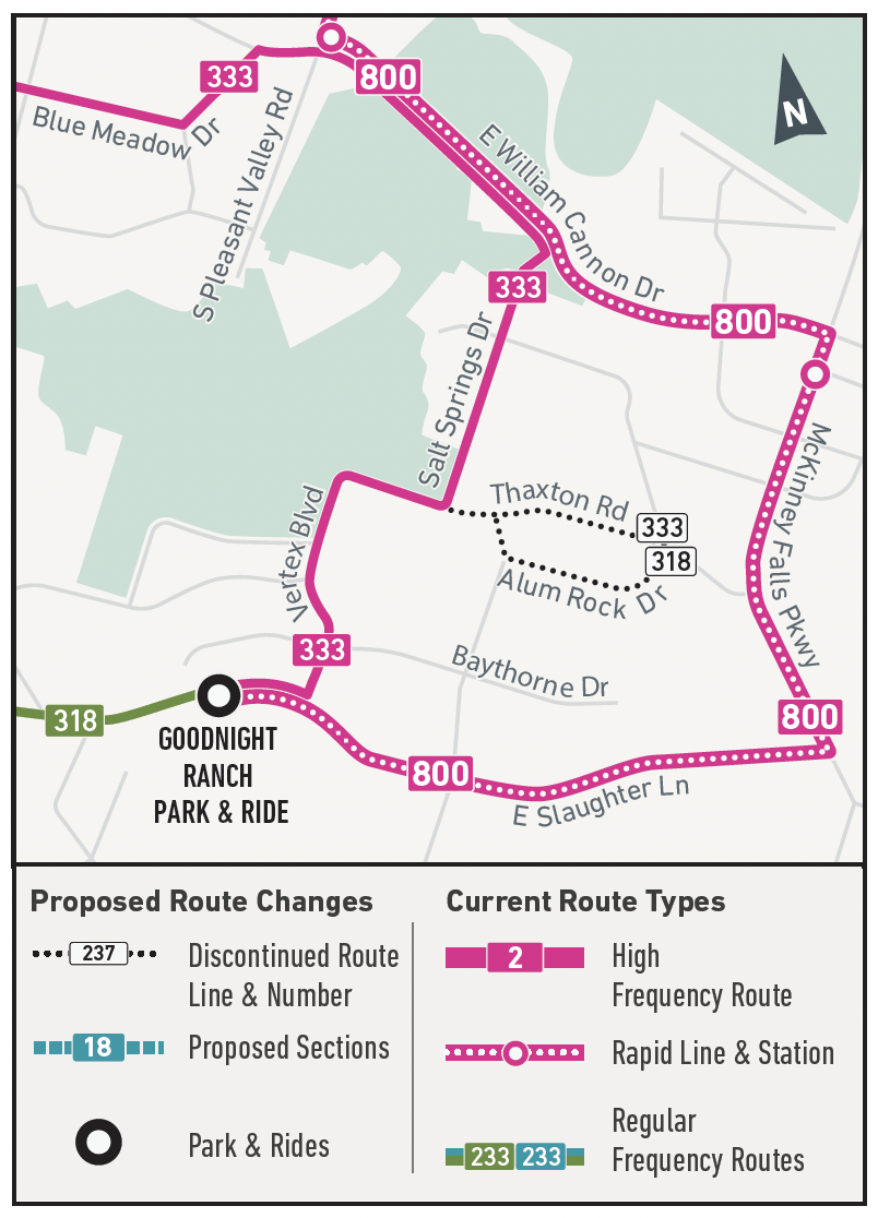 Goodnight Ranch Park and Ride Updates