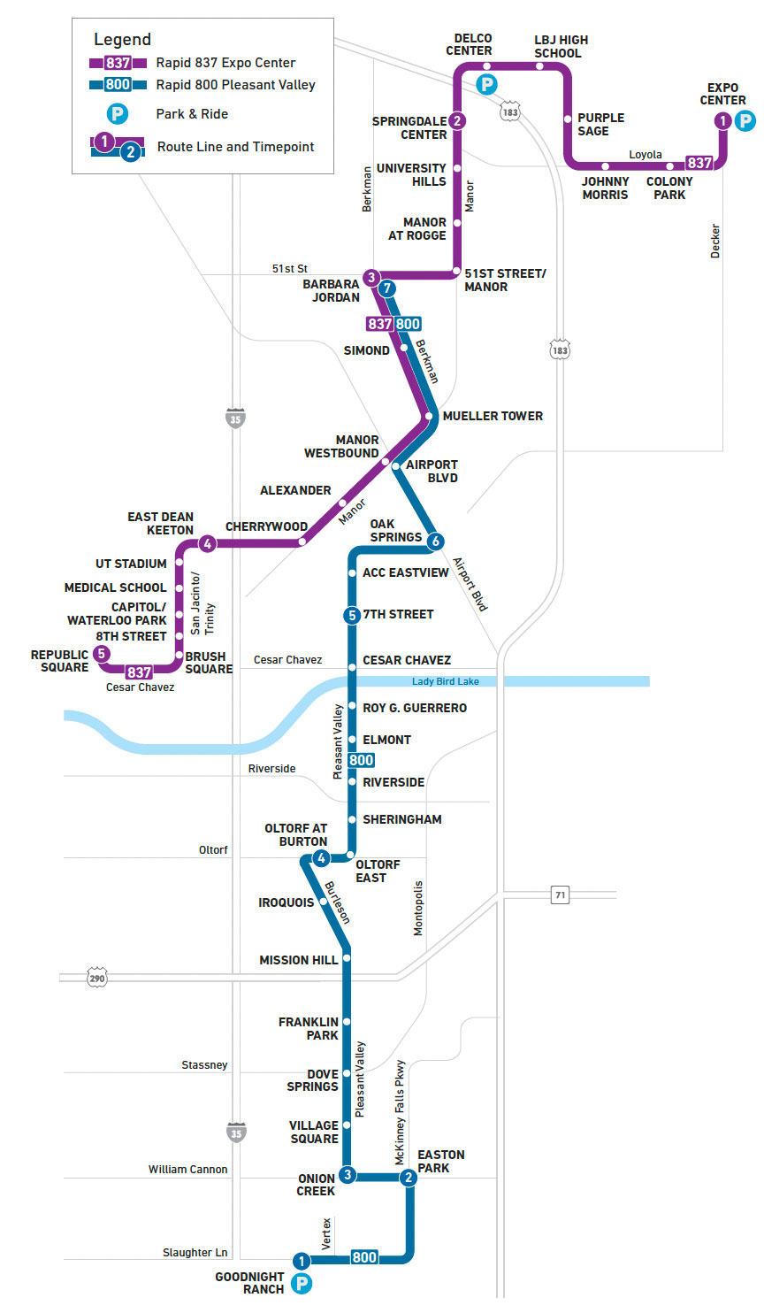 Rapid 800 and 837 Full Frequency Map