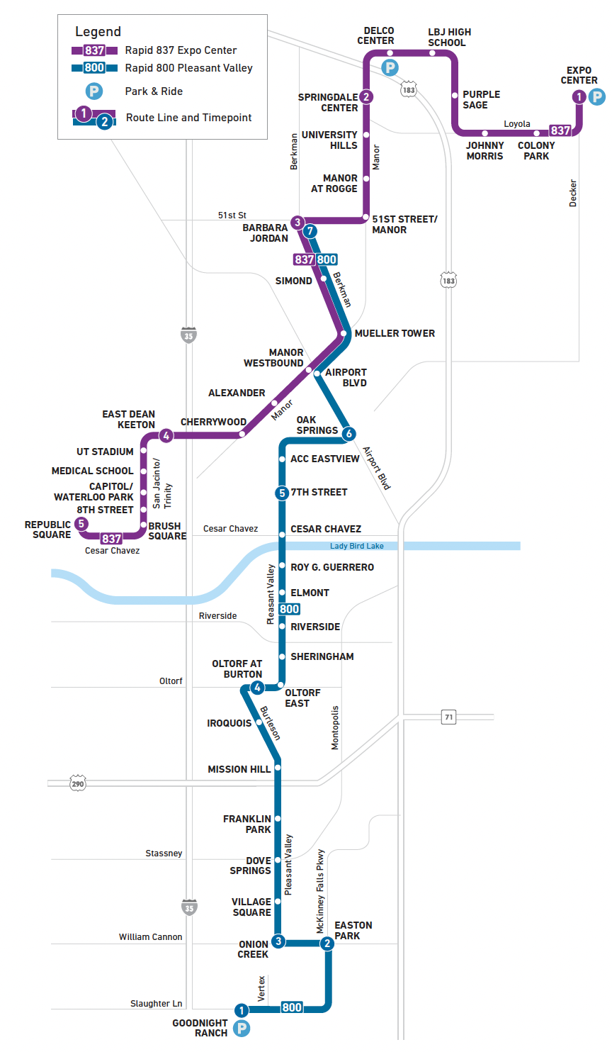 Rapid 800 and 837 Full Frequency Map