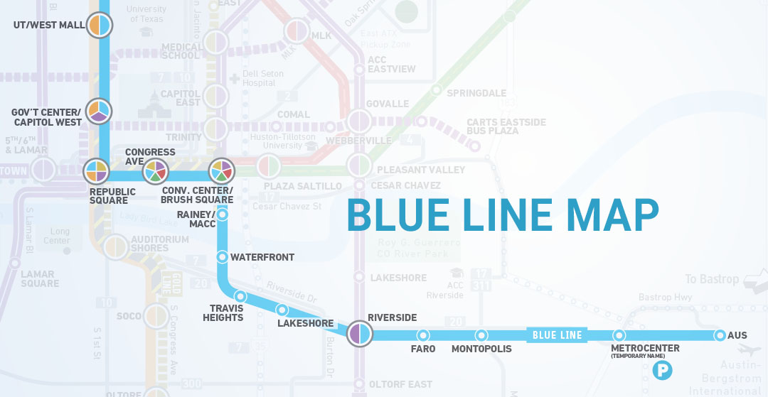 Blue Line Project Connect By Capital Metro Capital Metro Austin Public Transit