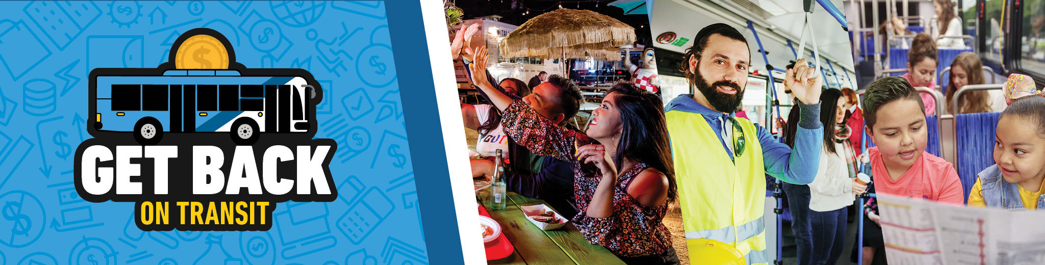 Get back on transit banner