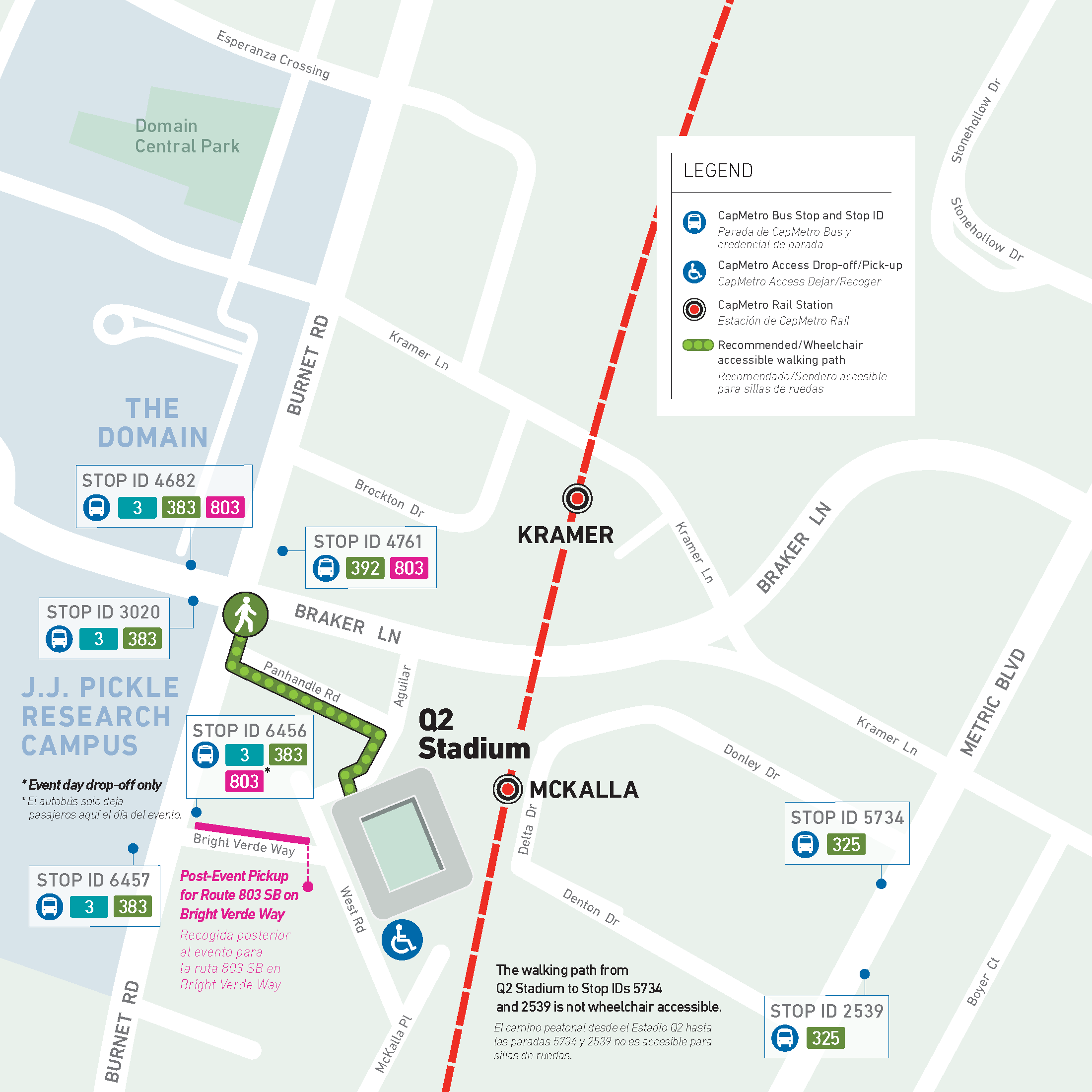 Q2 Stadium Special Service Capital Metro Austin Public Transit